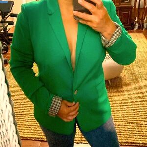 Jules & Leopold Vibrant Green Blazer